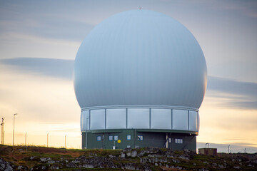 Obraz premium Radar System in Vardo - Norway