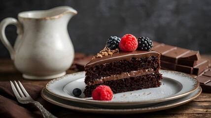 Chocolate Cake With Candle