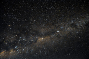 Stars and galaxy outer space sky night universe black starry background of shiny starfield