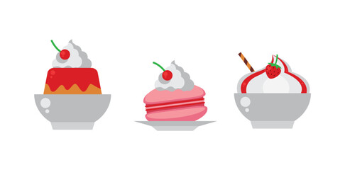 Delicious Dessert Cake Set