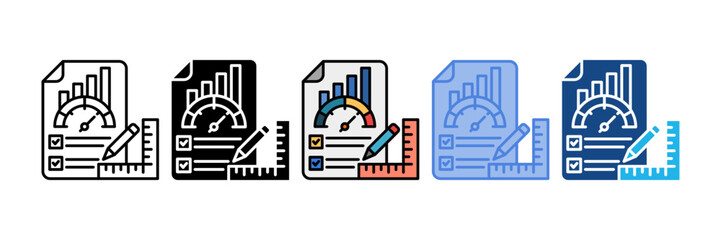 Measure Icon Element For Design
