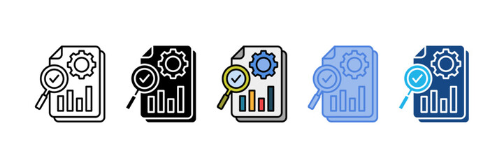Data Icon Element For Design