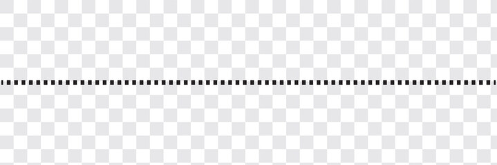 Dotted and dashed line dividers collection vector