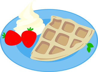 와플과 크림