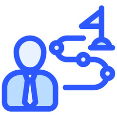 Career Path icon symbol. Vector illustration.