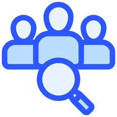 Human Resources icon symbol. Vector illustration.