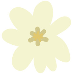 Big Yellow Flower PNG – Floral Element