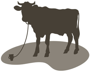 Animal qurban silhouette 1