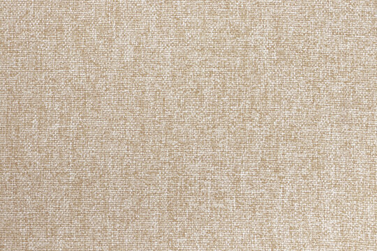 Brown cotton fabric texture background, seamless pattern of natural textile.