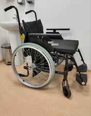 Medical equipment at hospital - empty wheelchair