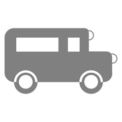 Schoolbus symbol Icon shadow