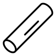 Chalk icon. Vector line icon
