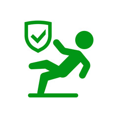 Icon Insurance and Protection Safety, Security, and Coverage Symbols