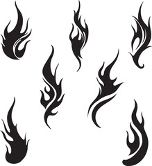 Stylish Fire Flame Tattoo Designs