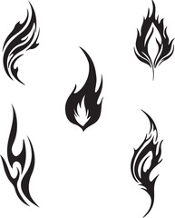 Stylish Fire Flame Tattoo Designs