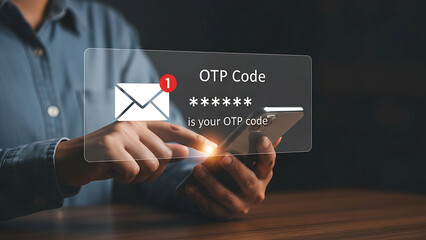 Otp code security authentication mobile phone verification email password access protection safety technology
