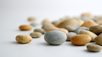 closeup of textured stones in warm tones showcasing their natural beauty