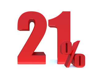21 Percent off 3d Sign on White Background, Special Offer 21% Discount Tag, Sale Up to 21 Percent Off,big offer, Sale, Special Offer Label, Sticker, Tag, Banner, Advertising, offer ... See More 