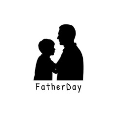 Father and Son Silhouette for Father's Day
