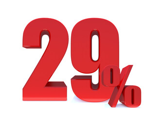 29 Percent off 3d Sign on White Background, Special Offer 29% Discount Tag, Sale Up to 29 Percent Off,big offer, Sale, Special Offer Label, Sticker, Tag, Banner, Advertising, offer ... See More 