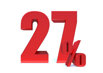 27 Percent off 3d Sign on White Background, Special Offer 27% Discount Tag, Sale Up to 27 Percent Off,big offer, Sale, Special Offer Label, Sticker, Tag, Banner, Advertising, offer ... See More 