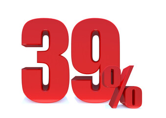 39 Percent off 3d Sign on White Background, Special Offer 39% Discount Tag, Sale Up to 39 Percent Off,big offer, Sale, Special Offer Label, Sticker, Tag, Banner, Advertising, offer ... See More 