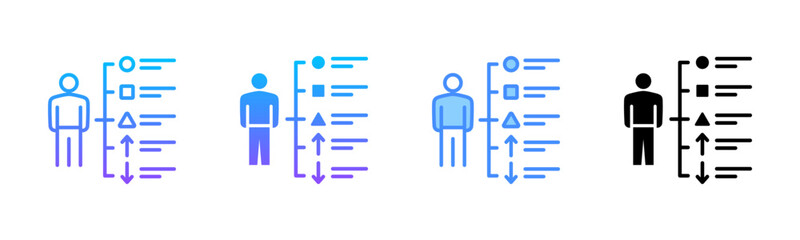 Skills Multi Style Icon Set
