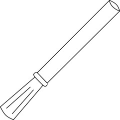 Illustration of Stick Designs in Clean Line Art Style