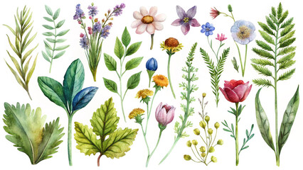 spring flowers vector