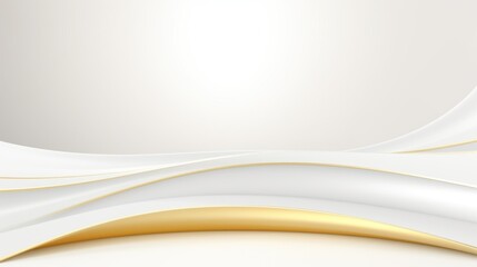 Free abstract white background minimal futuristic architectural space with gold lighting background wallpaper