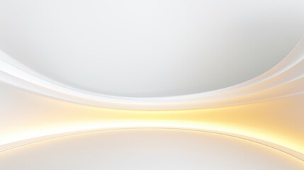 Free abstract white background minimal futuristic architectural space with gold lighting background wallpaper