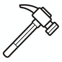 hammer isolated on white
