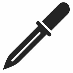 Scalpel  vector icon on white background 