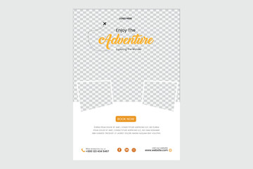 Professional creative Travel Flyer Design.
