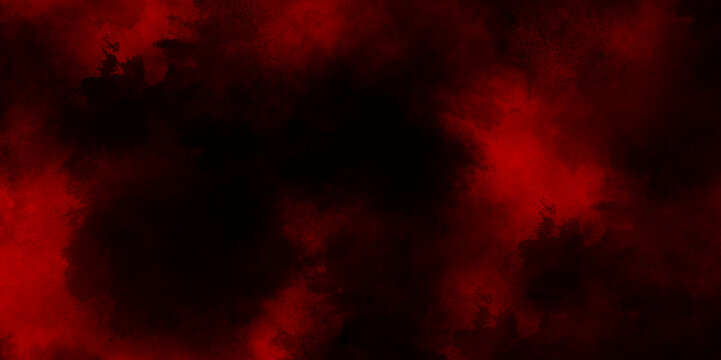 Ethereal red smoke curling on deep black background, abstract fiery mist, dramatic vapor texture, swirling haze overlay, dynamic smoky pattern, artistic red fog illustration for design project.