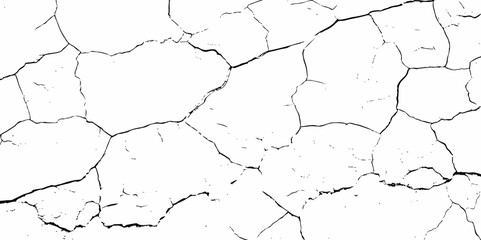 Obraz premium Abstract old wall grunge black and white concrete crack scratch in the pattern wall grunge texture background.