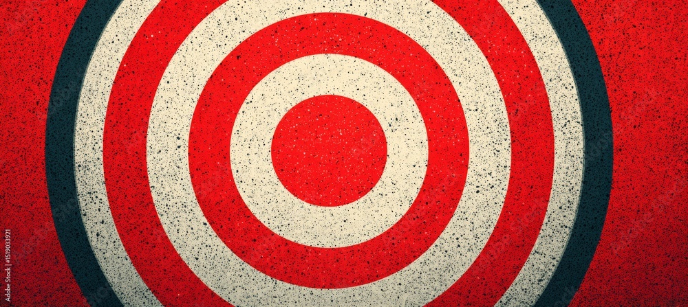 Aufkleber dartboard target. generative ai technology.