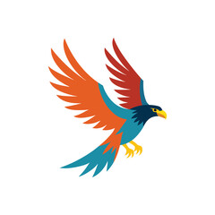 Obraz premium eagle flying vector