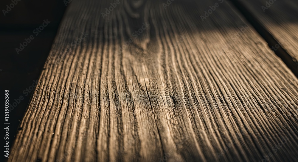 Poster the image is of a wooden table with a grainy texture