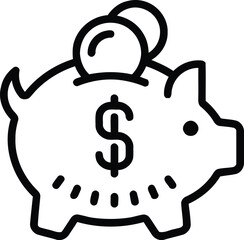 Finance set of web icons in line style. Money and Payment icons for web and mobile app. Money, payments, financial report, pay, banking, business, coin and more. Vector illustration