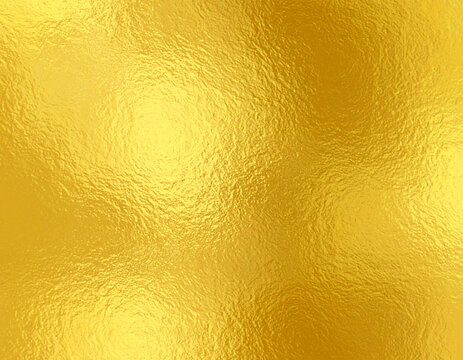 Gold Foil Leaf Texture with Glass Effect Background Vector Illustration