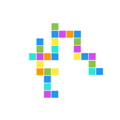 colorful crossword puzzle box