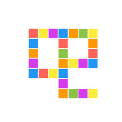 colorful crossword puzzle box