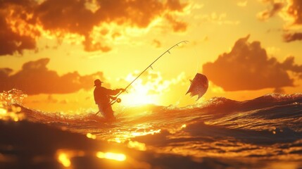 Golden hour fishing