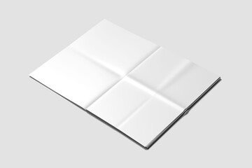 Blank newspaper mockup