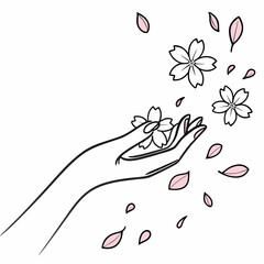  Letting Go – Hand Releasing Petal