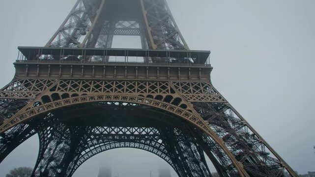 Metal tower structure detail