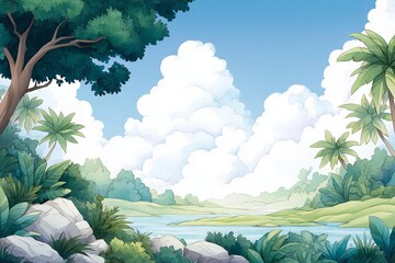Garden of Eden or Garden of God, the Terrestrial Paradise Genesis