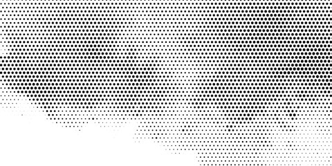 Halftone twisted grunge pattern design