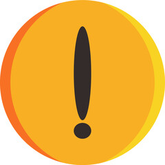 Warning icon. Warning sign with exclamation mark.